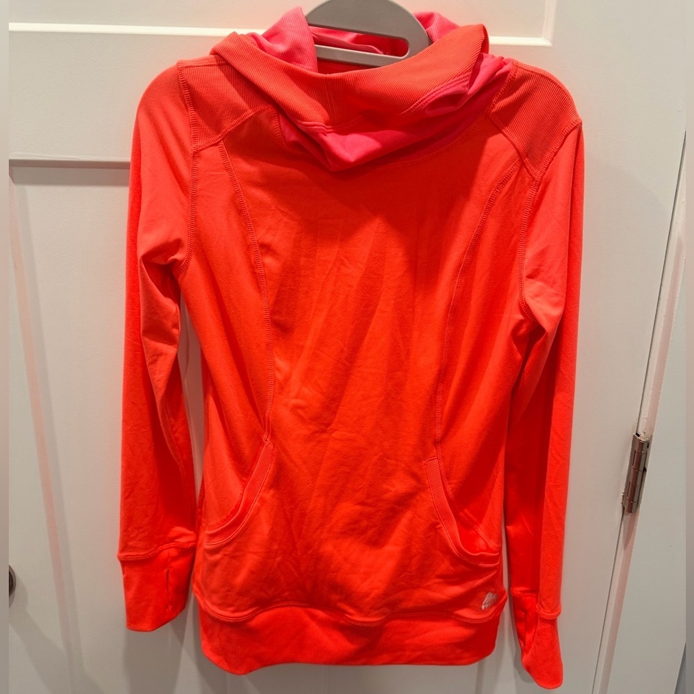 RBX Women’s Athletic Hoodie Pullover Small Coral Performance Sweatshirt